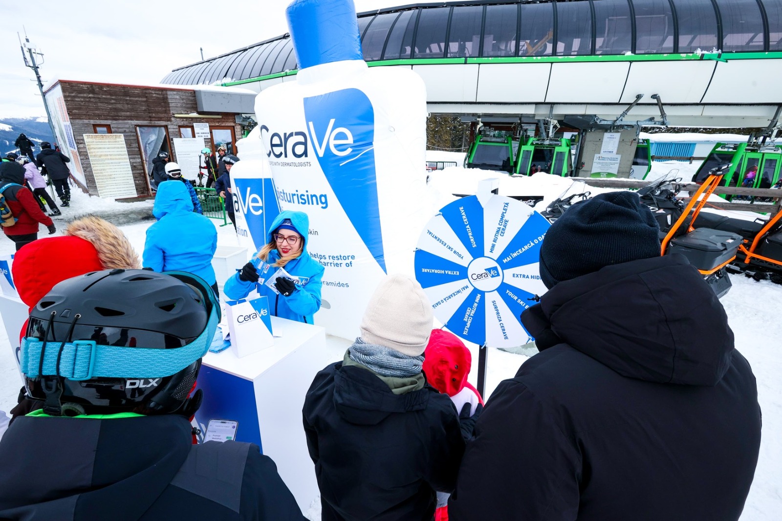 Transalpina ski resort brand activation